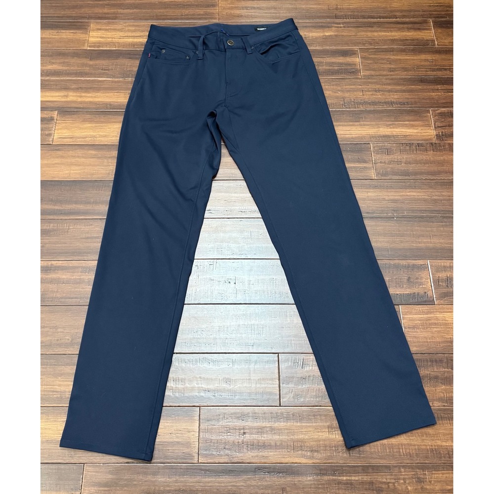 Bonobos Mens The Nomad 5-Pocket Performance Pants Navy Blue 30x32 Stretch